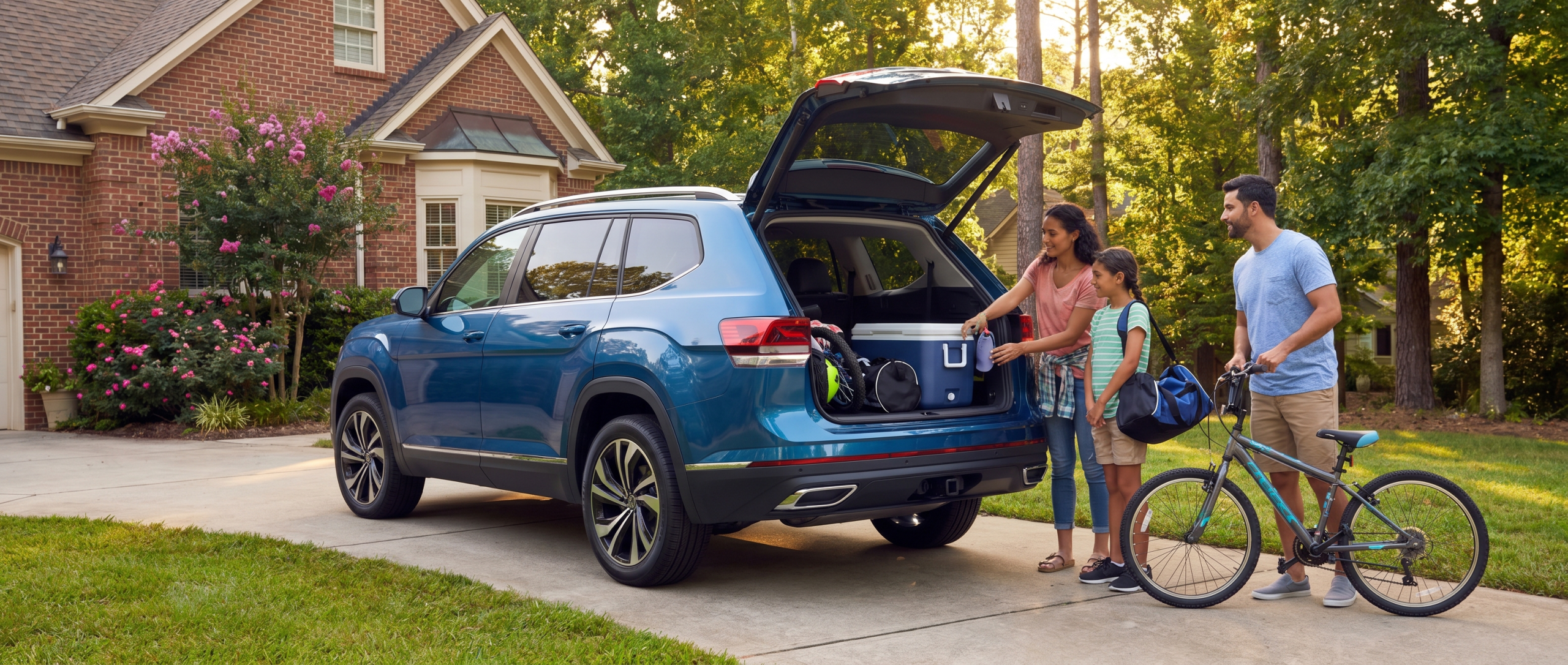 Volkswagen Atlas cargo space and seating for Spartanburg families.