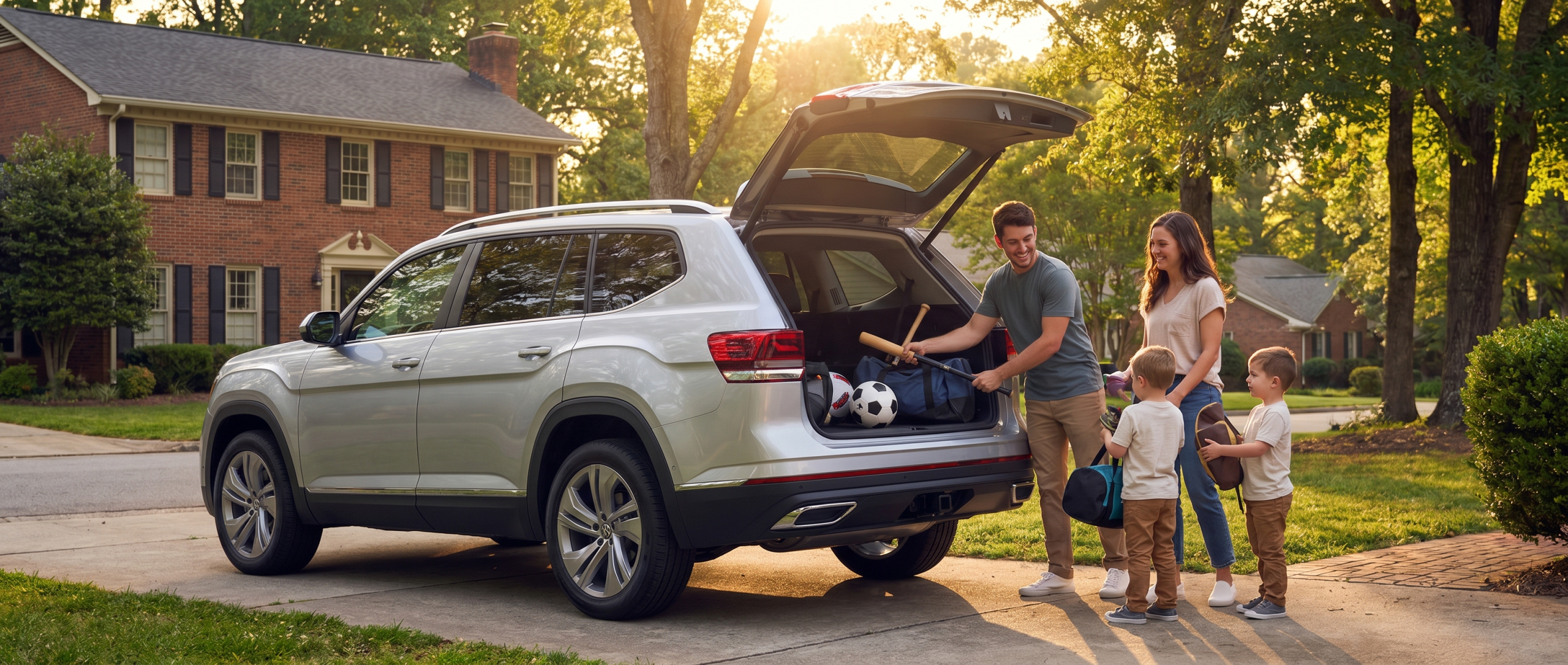 Volkswagen Atlas cargo space for families in Spartanburg SC.