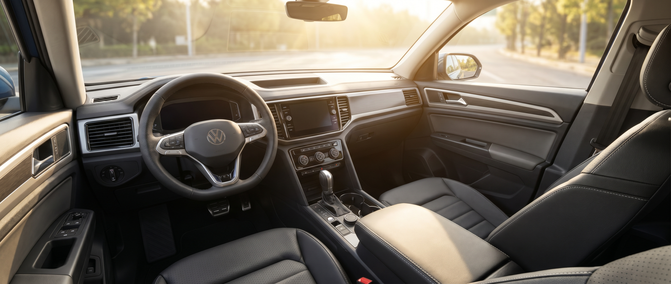 Volkswagen Tiguan V-Tex leatherette interior cleaning in Spartanburg SC.