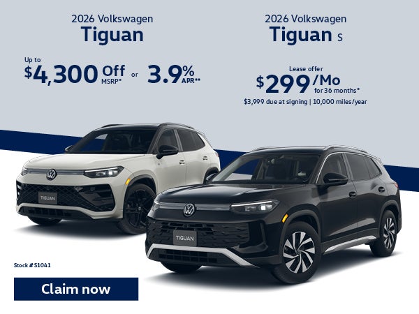 2026 Volkswagen Tiguan and Tiguan S