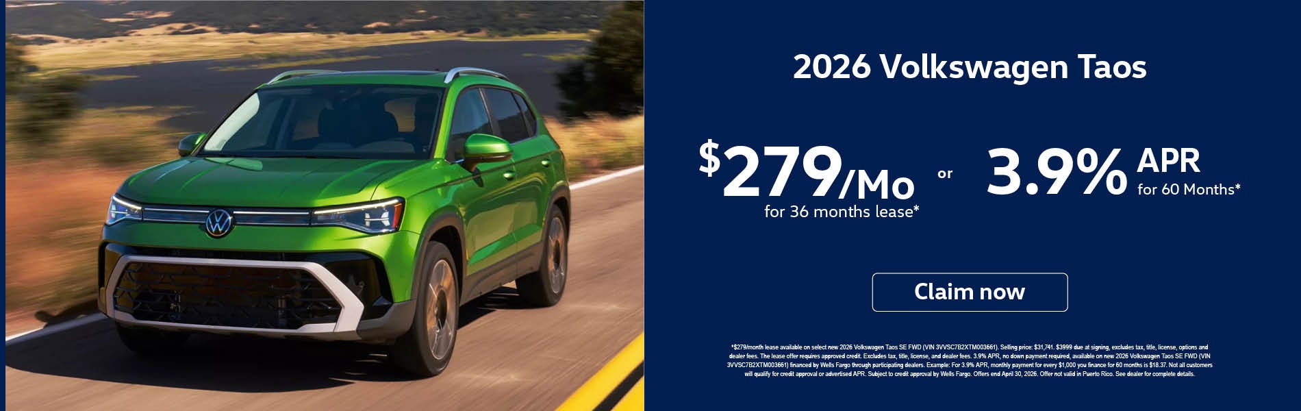 2026 Volkswagen Taos