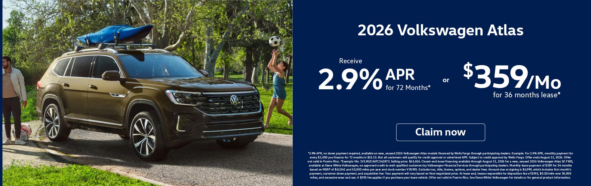 2026 Volkswagen Atlas 